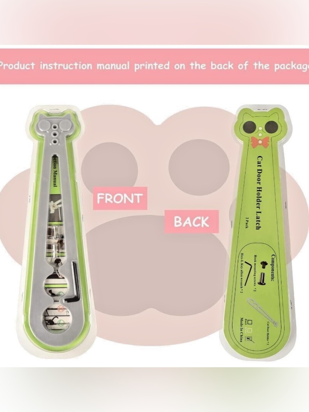 NWT Cat Door Holder Latch